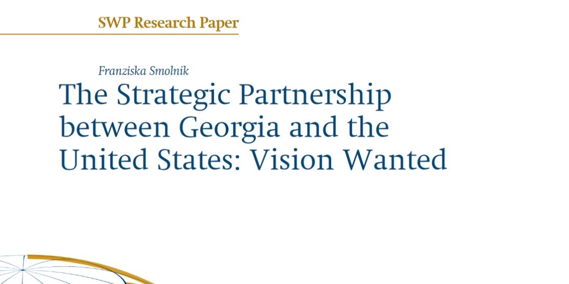 The Strategic Partnership Between Georgia And The United States Vision Wanted Swp