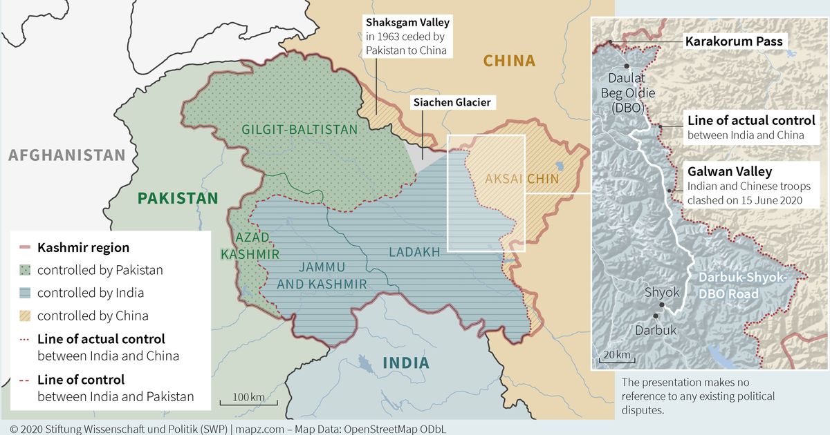 The Indian-Chinese Confrontation in the Himalayas - SWP